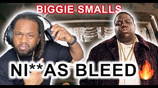 2pac fan listening to Notorious B.I.G. - N***as Bleed REACTION! | This a COLD song!