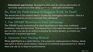 Full Unlocking the Secrets of DWARF Parsing: Speeding Up Your Debugger's Performance News
