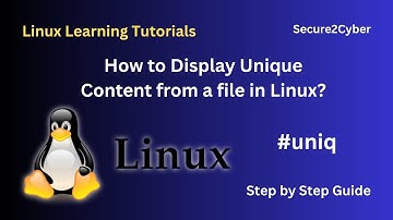 How to Display Unique Content from a File in Linux (Using uniq Command)