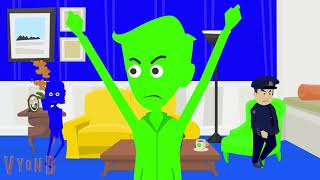 Fixed Blue Bear Says No Mike Animate Gets Arrested