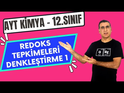 REDOKS DENKLEŞTİRME 1 ( 12. Sınıf / Ayt Kimya 2024  )