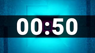50 Second Timer with Cool Upbeat Music for Kids, Chill Instrumental Countdown