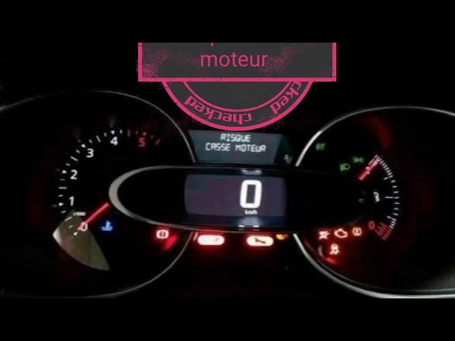 Problème casse moteur clio 4 Anti-pollution à contrôler (voyante)  #مشكل_حساس_الهواء