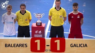 Resumen | Campeonato Selecciones Autonómicas | Final masculina Sub 16 | Baleares 1-1 (2-1) Galicia
