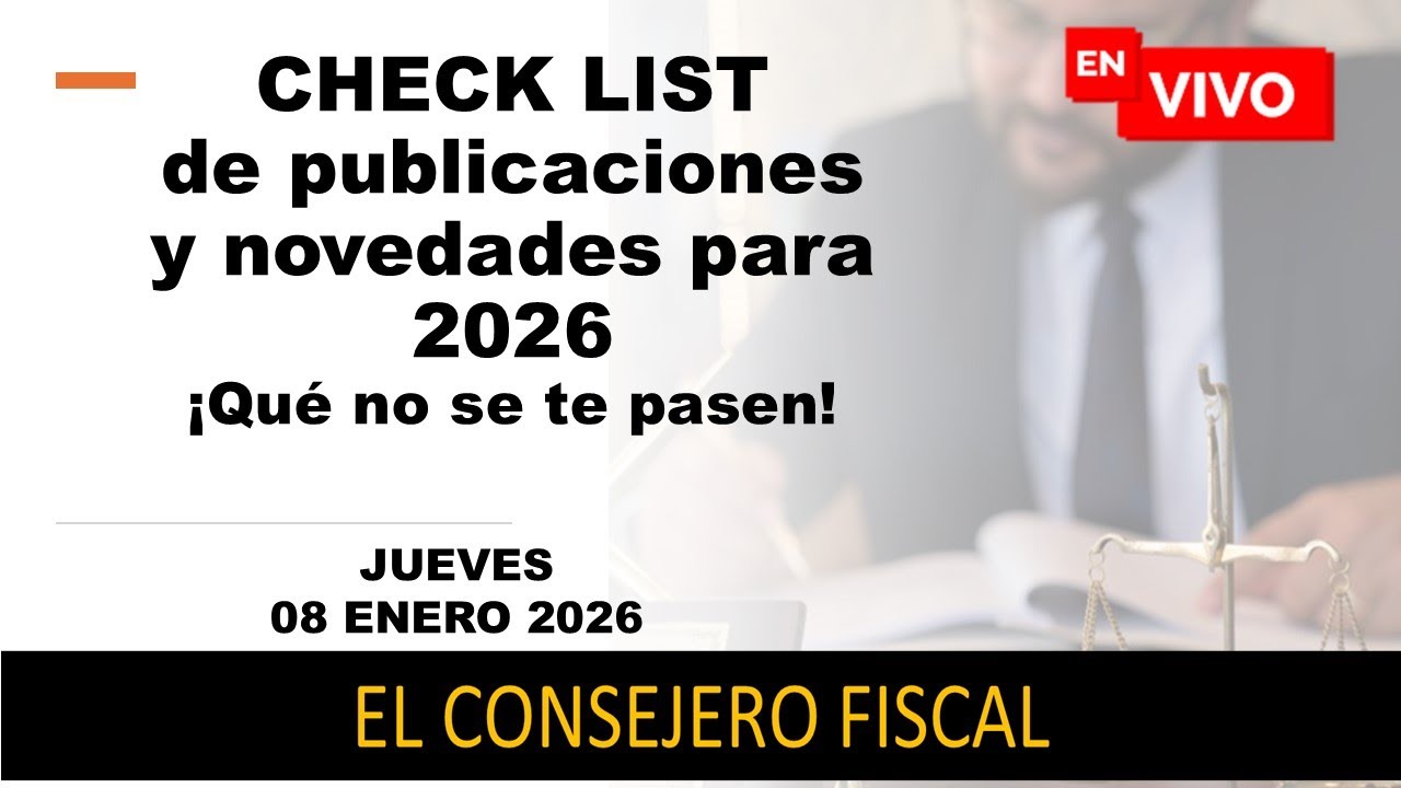 CHECK LIST de publicaciones y novedades para 2026 ¡Qué no se te pasen!