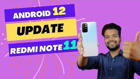 Finally!!! Android 12 Update in Redmi NOTE 11 🔥