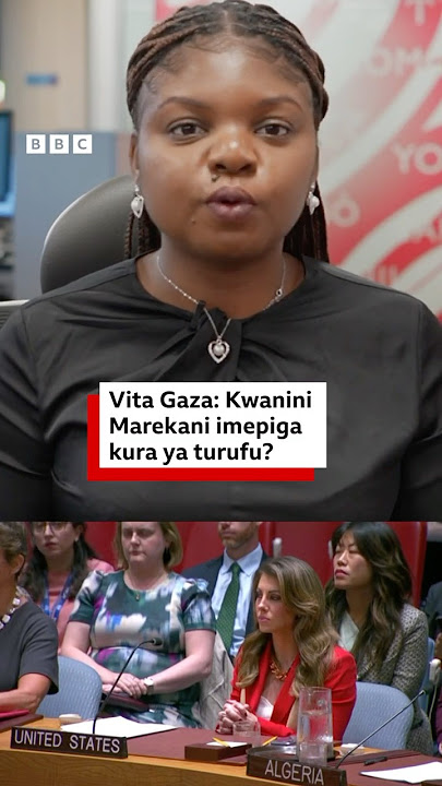Marekani imepiga kura ya turufu katika mswada wa azimio la Baraza la Usalama la Umoja wa Mataifa