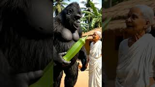 King Kong Helps Elderly Woman In Bangladeshi Village Brings Giant Okra Instead Of Shopping