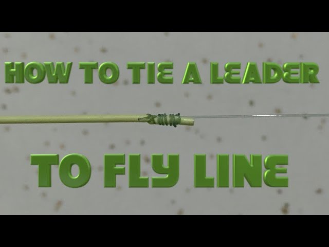 Connect Your Leader to Fly Line  How To Tie The ALBRIGHT KNOT