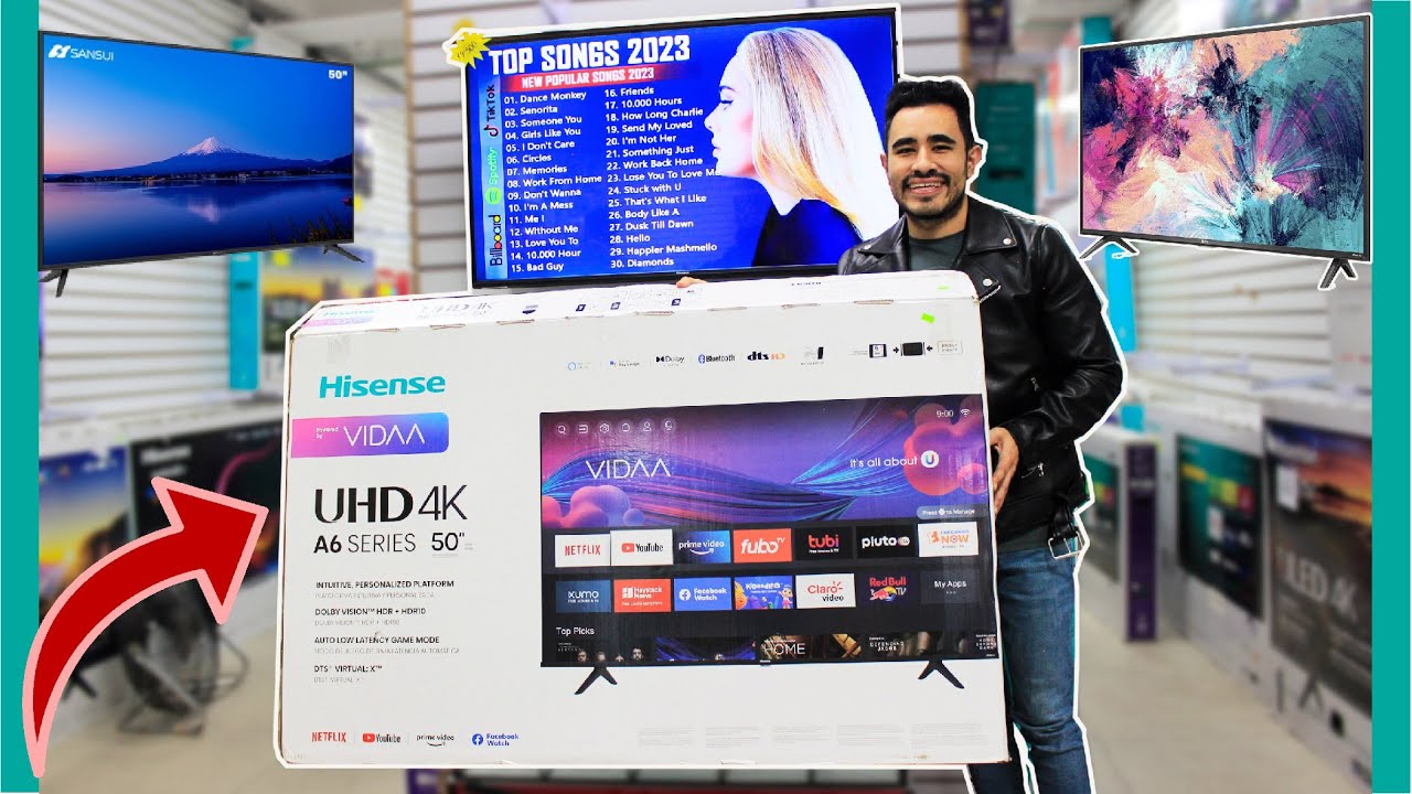 PANTALLAS SMART TVS ECONOMICAS EN CDMX: SANSUI, HISENSE