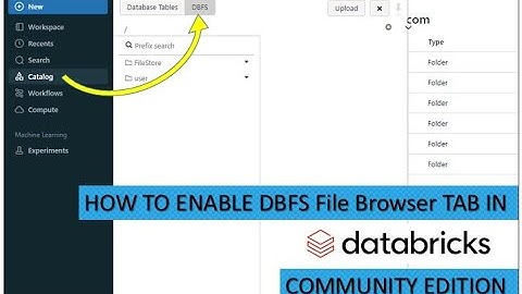 1. How to Enable, Disable DBFS File Browser IN DATABRICKS COMMUNITY EDITION | #databricks PART 01