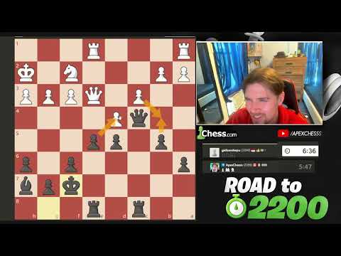 I SAC MY QUEEN AGAINST A 2200 (second game)
