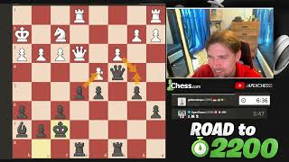 I SAC MY QUEEN AGAINST A 2200 (second game) screenshot 5