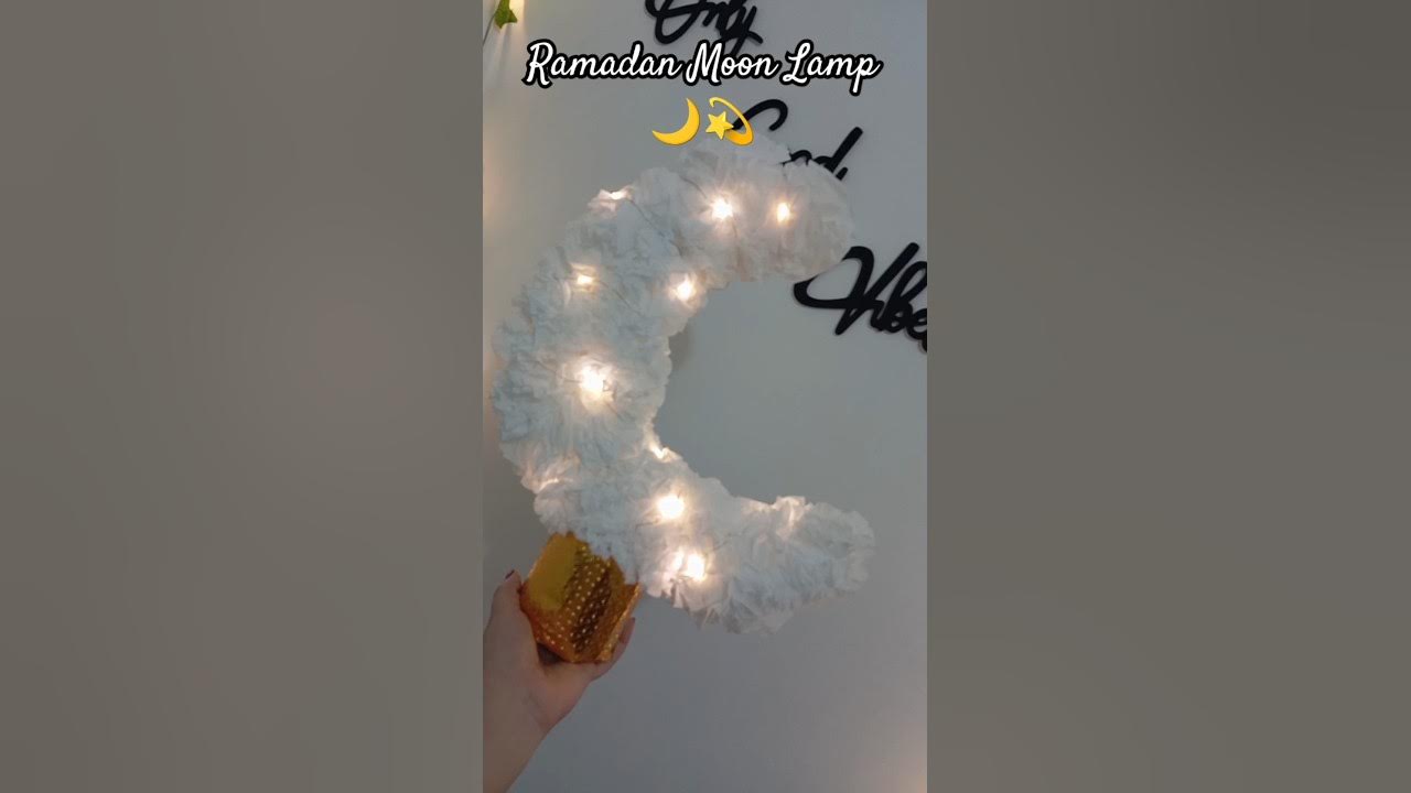 ramadan moon decor diy