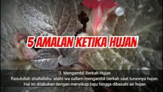 Amalkan Selagi Musim Hujan! 5 Amalan Ketika Hujan Turun agar Hidup Penuh Keberkahan