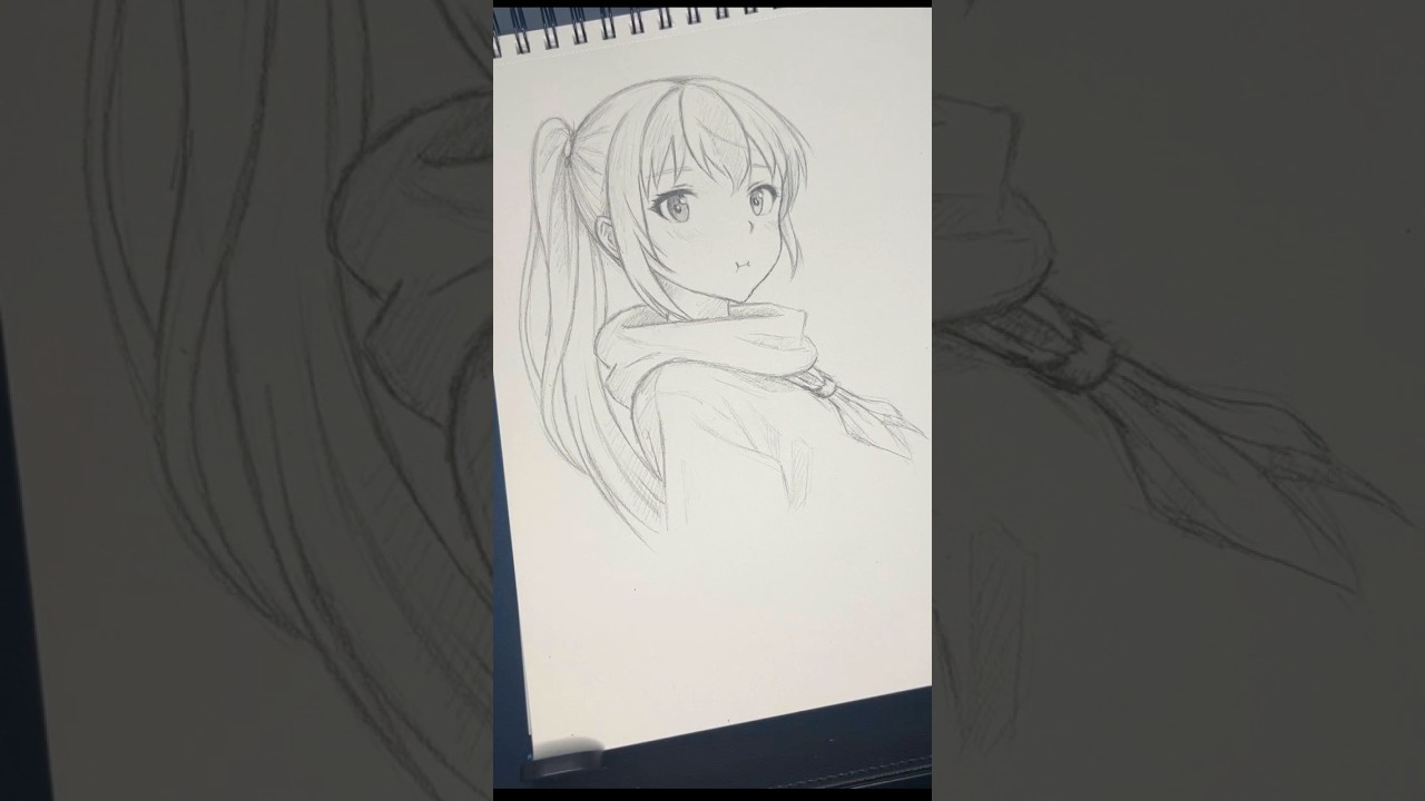 Drawing a kawaii Anime Girl | speed drawing 