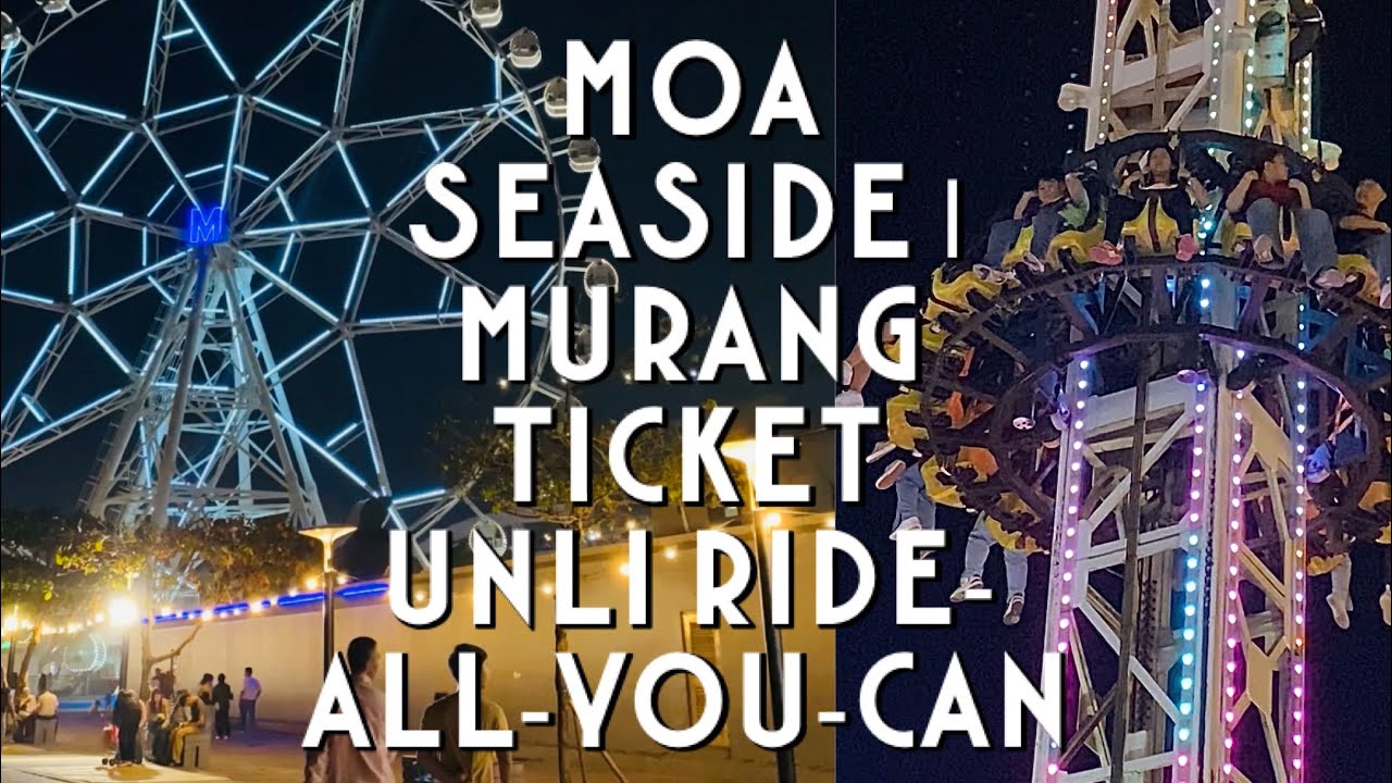 SM BY THE BAY AMUSEMENT PARK + Saan makakabili ng murang ticket? | Unli Ride-All-You-Can