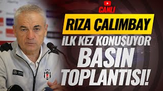 Beşiktaş'ın yeni teknik direktörü Rıza Çalımbay ilk kez konuşuyor! | Basın Toplantısı | CANLI YAYIN