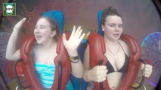 Girls Freaking Slingshot Ride Reactions