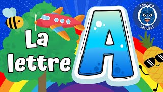 Apprendre l'alphabet: La lettre A français pour enfants // Pause active (APQ) // Brain Break (DPA)