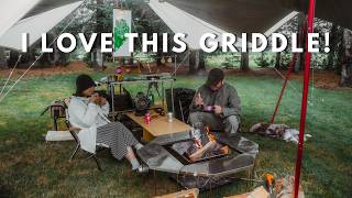 The BEST Korean Camp Meal You Can Make on a Snow Peak Griddle