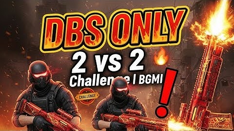 2 vs 2 DBS ONLY Challenge 🔥 OP Close Range Battle | BGMI Shorts