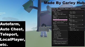 [UPDATE 1] Project Slayers Script | Autofarm, Auto Chest, Teleport, LocalPlayer, etc.