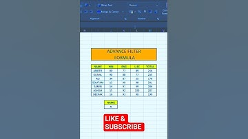 Advance filter use in excel 🔥😲 #ytshorts #excel #tipsandtricks #ytviral #computer #viral