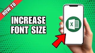 How to Increase Font Size on Microsoft Excel App screenshot 4