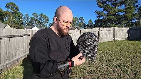 Shamshir & separ combos and archery wearing a helmet