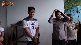 Bakti Sosial Kepada Anggota Polres Sukabumi Kota Briptu Hamzah Yang Terkena Ddanak Bencana Alam