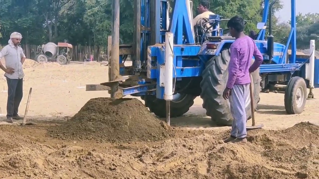 Vertical Post Hole Digger Machine | Tractor Pilling Machine | 