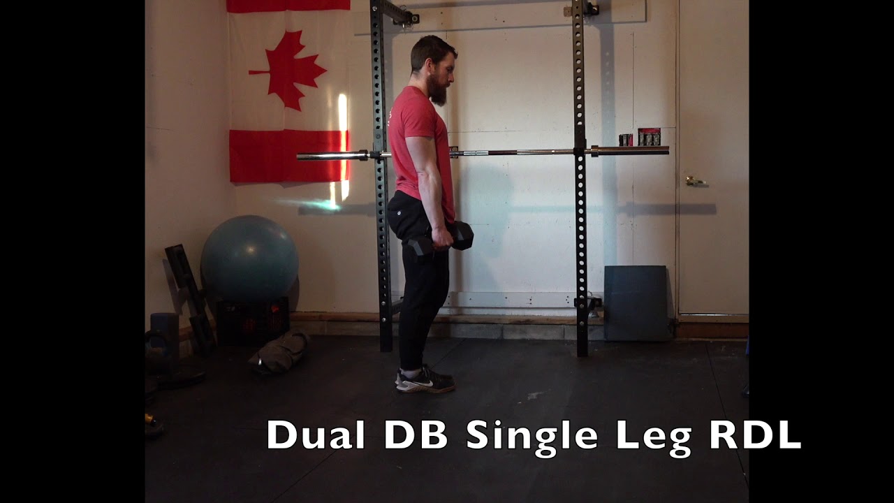 Tandem Rdl Dual DB Single Leg RDL - YouTube
