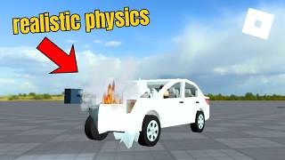 I found a REALISTIC CAR CRASH PHYSICS Game on Roblox!