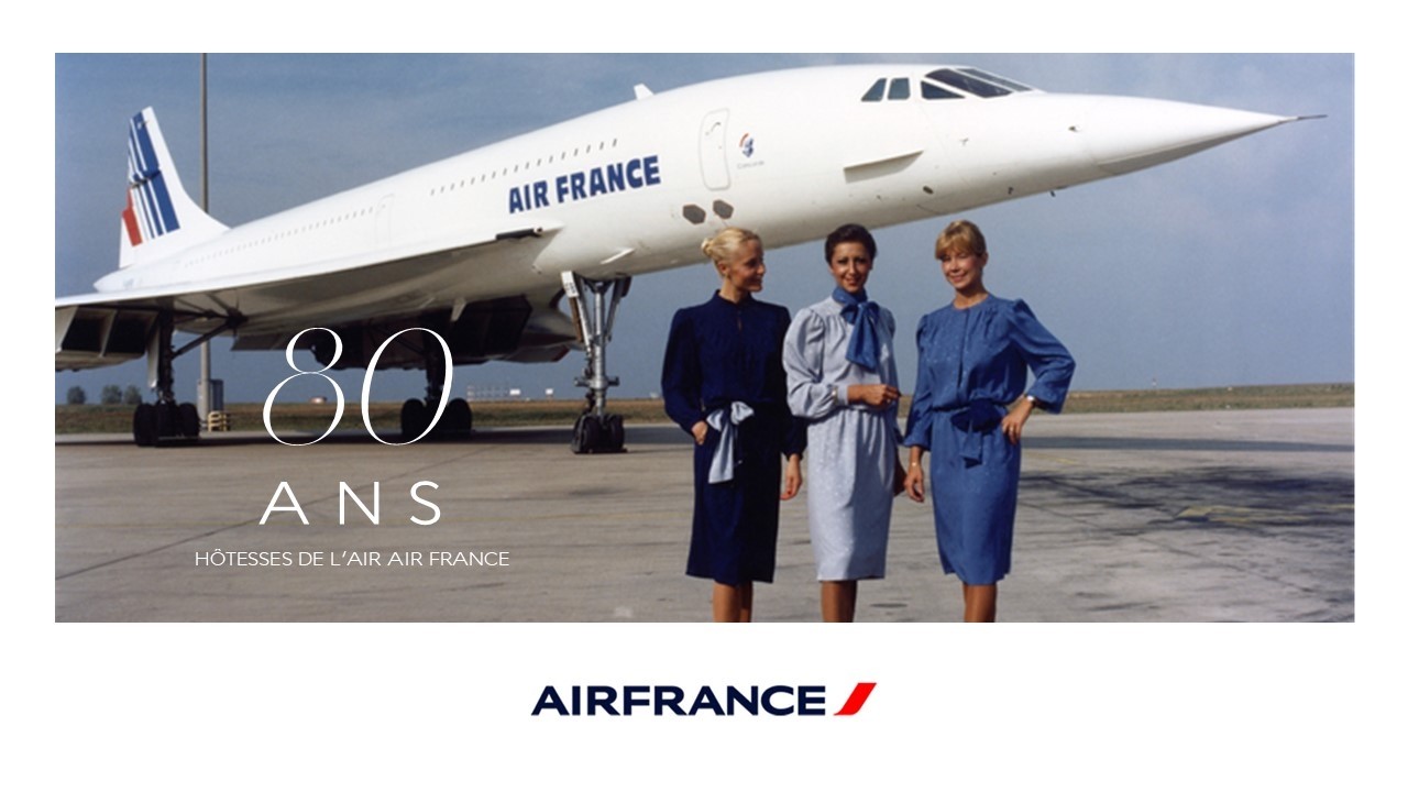 Air France célèbre 80 ans d’histoire, d’élégance et d’engagement des premières hôtesses de l’air