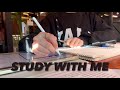 4hour study with me  korea  pomodoro 5010 no music real sounds note taking asmr 