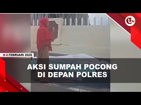 TUNTUT KEADILAN, IBU DAN ANAK SUMPAH POCONG DI DEPAN POLRES SIKKA | U-NEWS