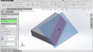 Oblique Surface Construction in SolidWorks