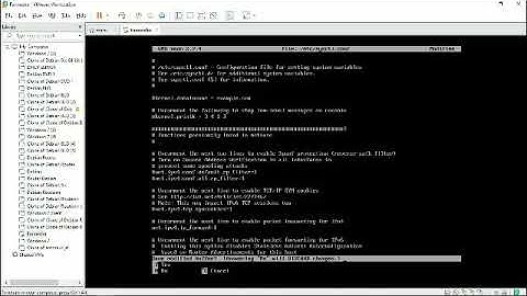 CARA KONFIGURASI DEBIAN ROUTER MENGGUNAKAN VMWARE