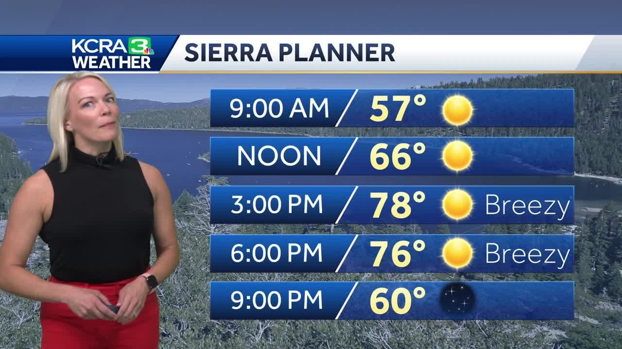 A bright Friday ahead. Cooler and breezy Northern California weekend ...