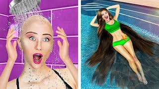 Awesome HAIR & BEAUTY HACKS For Smart Girls | Best Tips & Tricks! Funny Situations by Hungry Panda