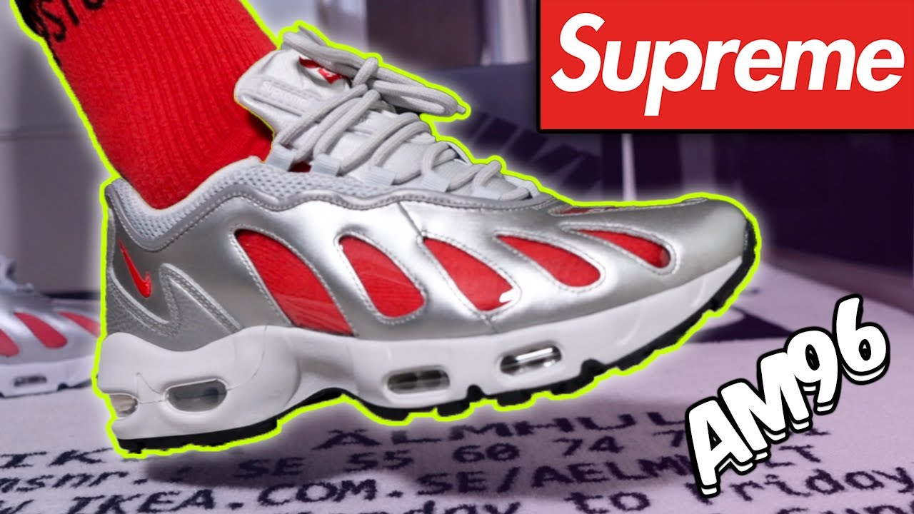 BETTER ON FEET?!?* Nike Air Max 96 Supreme Review/On-Feet!!! 