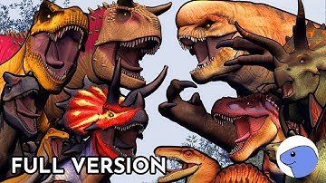 Distortus Rex vs T.Rex, Ultimasaurus and Carnotaurus | Animation (Full Version)