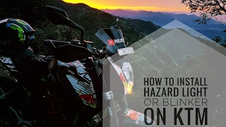 HOW TO INSTALL HAZARD LIGHT/BLINKERS IN KTM DUKE 200/390 | KTM RC 200/390