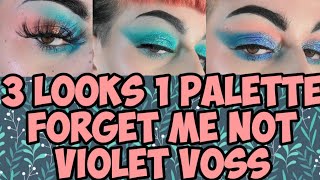 3 LOOKS 1 PALETTE FORGET ME NOT VIOLET VOSS screenshot 1