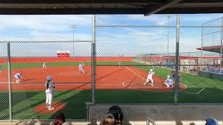 Petersburg vs Borden County Softball Playoffs 2022 (Bottom of the 1st)