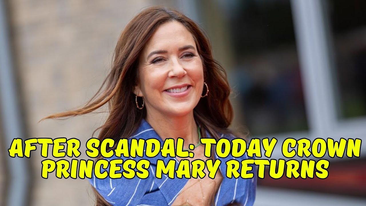 After scandal: Today Crown Princess Mary returns - YouTube