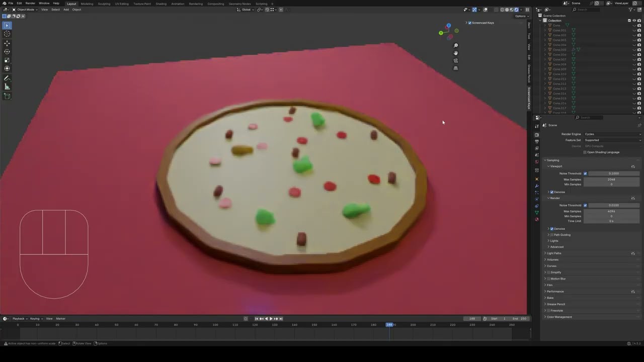 Blender For Fun Day5 Pizza