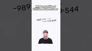 MrBeast hits -1 Trillion Subscribers #mrbeast #shorts