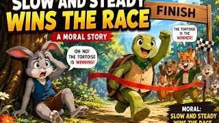 Slow and Steady Wins the Race 🐢🏆 | The Hare & The Tortoise | Moral Story